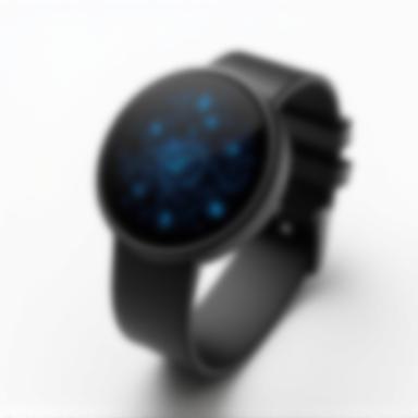 Nexus One Minimal smartwatch in matte black