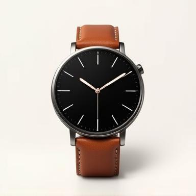 Pulse Air Classic smartwatch met leren band